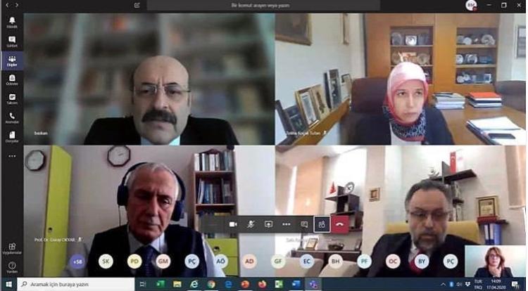 Yükseköğretim Kurulu ‘Tıp Dekanlar Konseyi ‘ toplantısı 17.04.2020 Cuma günü YÖK Başkanı Sayın Prof. Dr. Yekta SARAÇ’ ın katılımlarıyla e-toplantı yöntemiyle gerçekleştirildi.