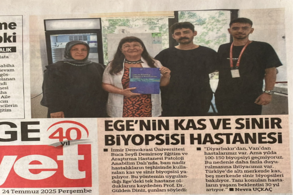 “EGE’NİN KAS VE SİNİR BİYOPSİSİ HASTANESİ” başlıklı haber Hürriyet Gazatesi’nde yayınlandı.